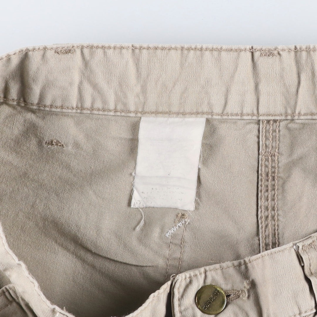 Carhartt Duck Work Shorts, Men's Size W34 unclear Beige type Vintage Second Hand