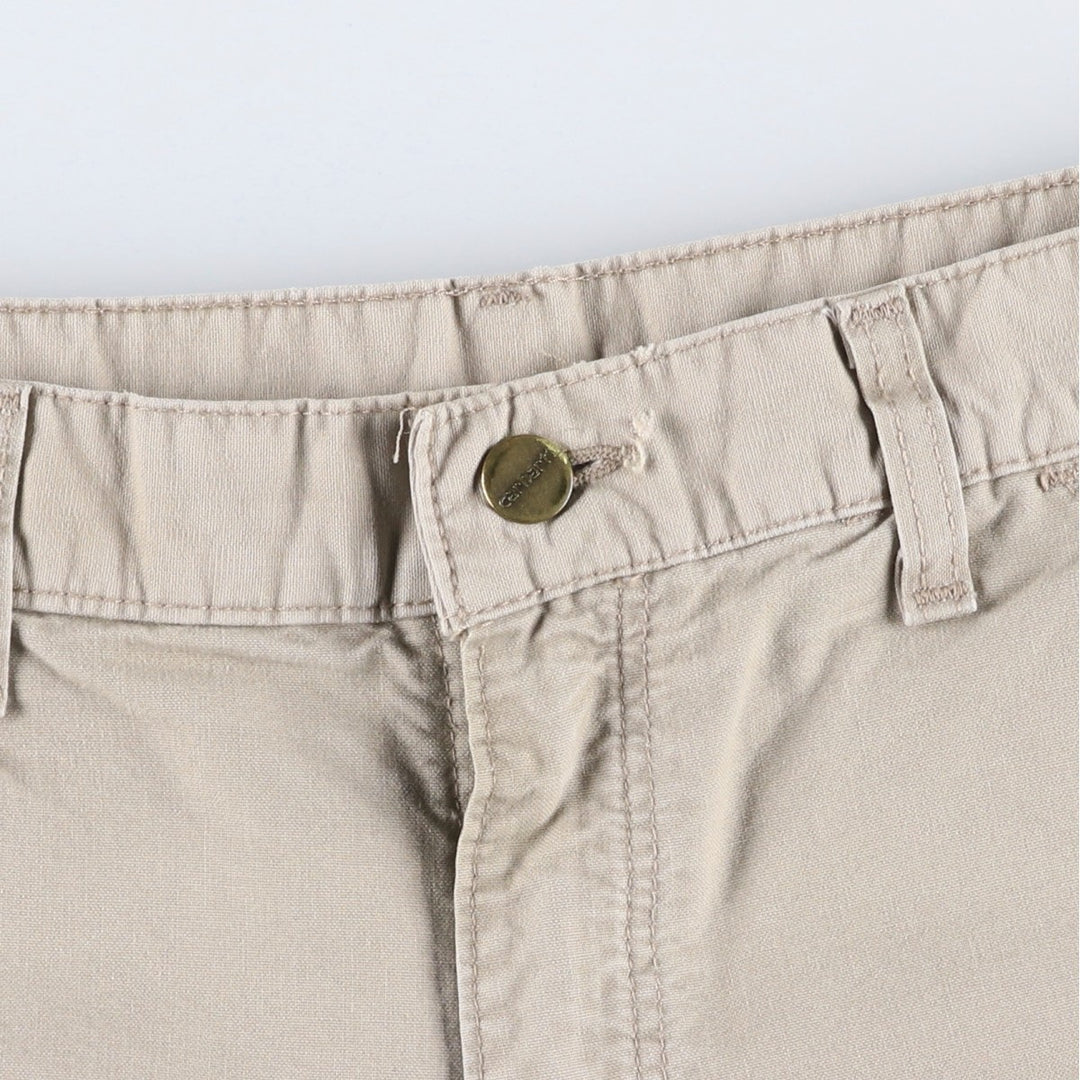 Carhartt Duck Work Shorts, Men's Size W34 unclear Beige type Vintage Second Hand