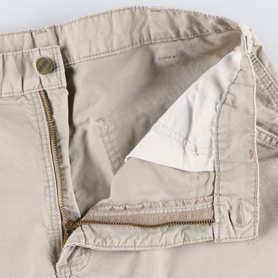 Carhartt Duck Work Shorts, Men's Size W34 unclear Beige type Vintage Second Hand