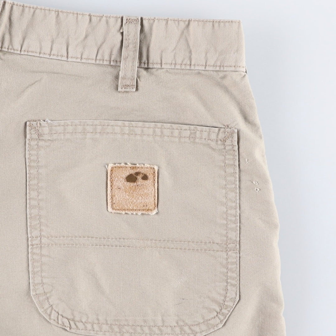 Carhartt Duck Work Shorts, Men's Size W34 unclear Beige type Vintage Second Hand