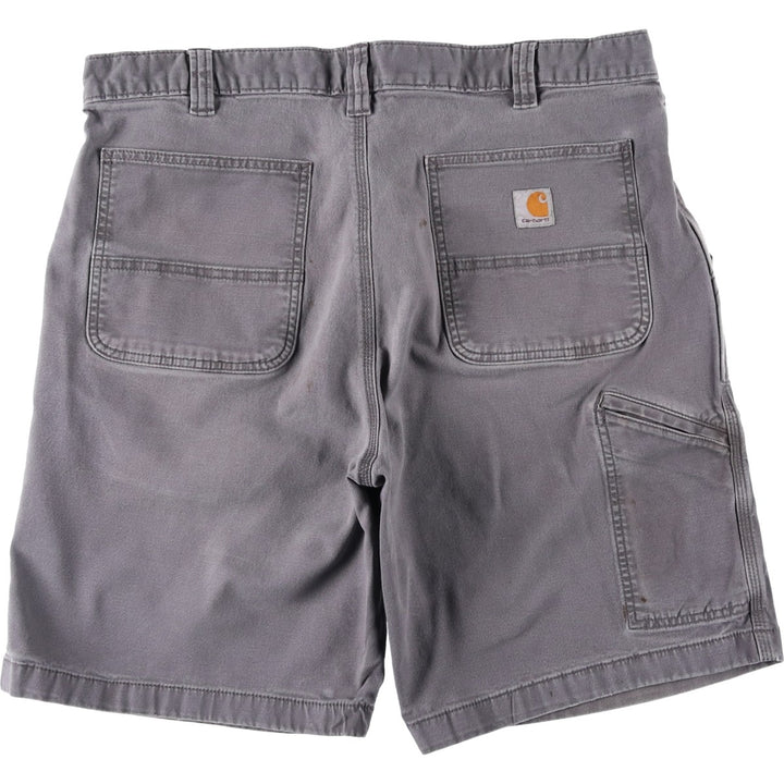 Carhartt Relaxed Fit Duck Work Shorts, Short Pants, Men's, W37 cotton gray type Vintage Second Hand