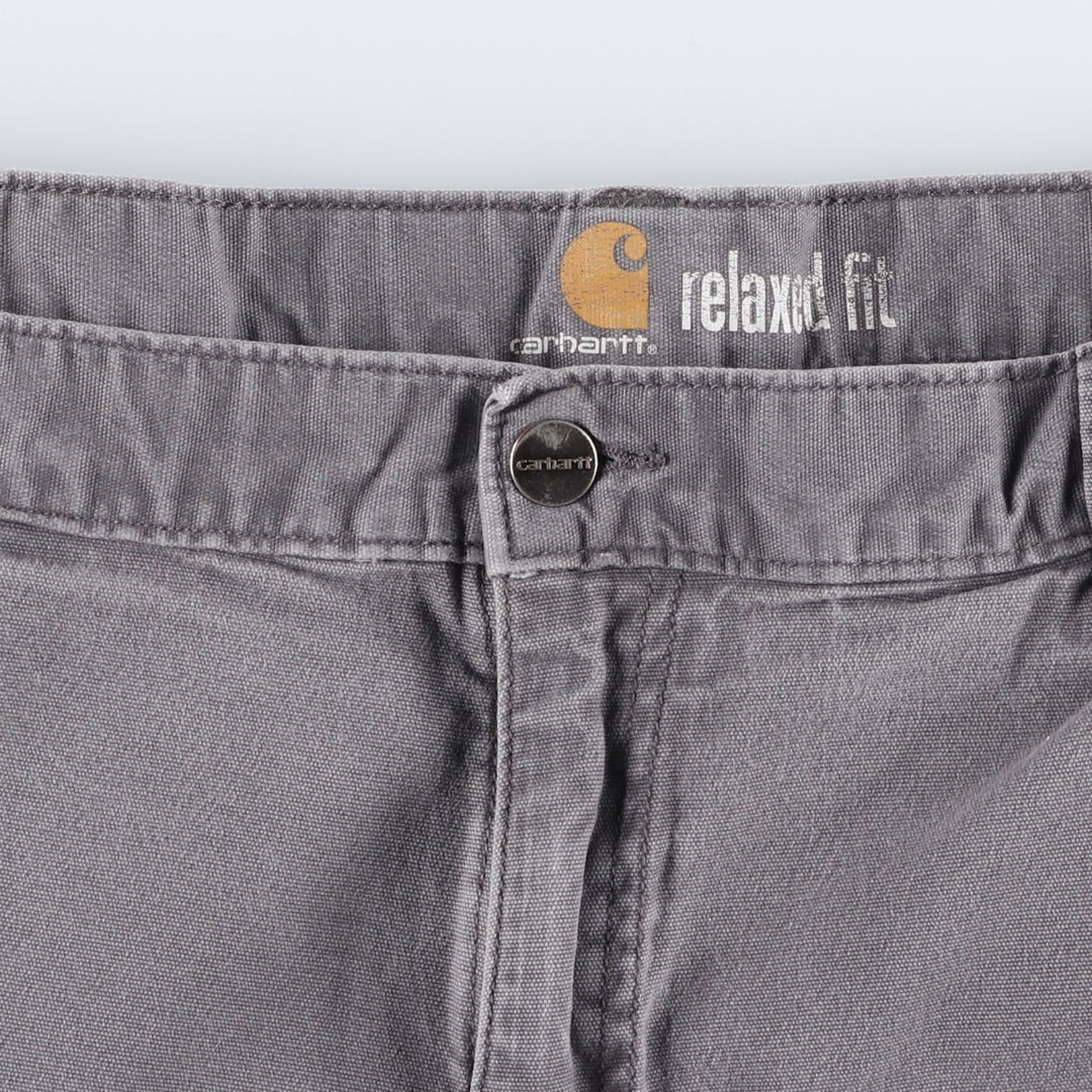 Carhartt Relaxed Fit Duck Work Shorts, Short Pants, Men's, W37 cotton gray type Vintage Second Hand