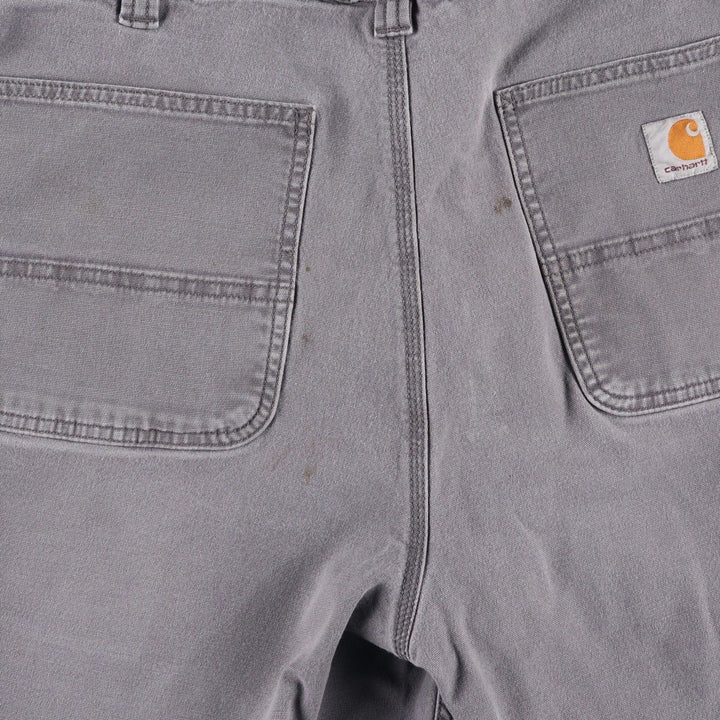 Carhartt Relaxed Fit Duck Work Shorts, Short Pants, Men's, W37 cotton gray type Vintage Second Hand