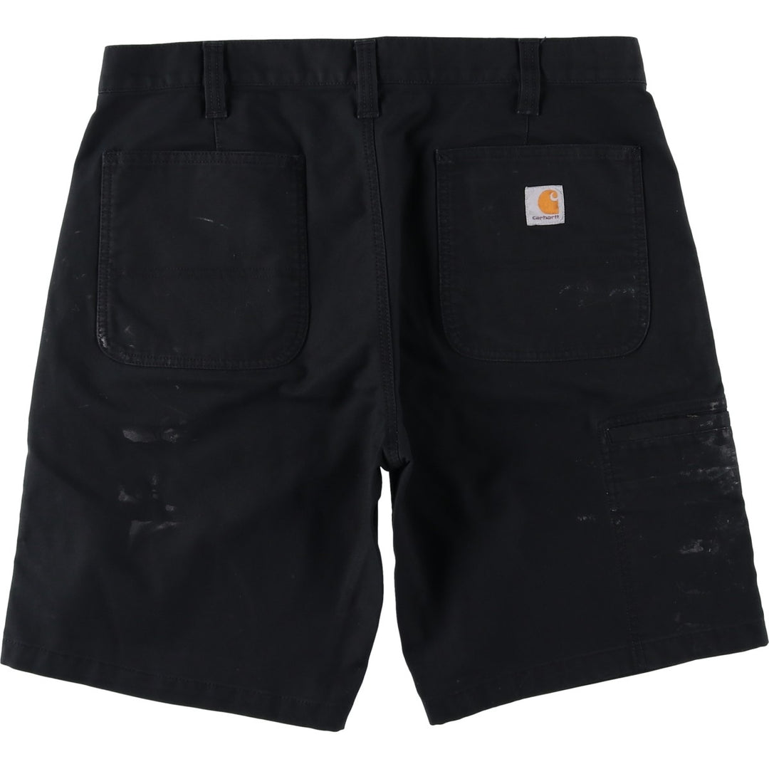 Carhartt Relaxed Fit Duck Work Shorts, Men's Size 36 cotton black type Vintage Second Hand