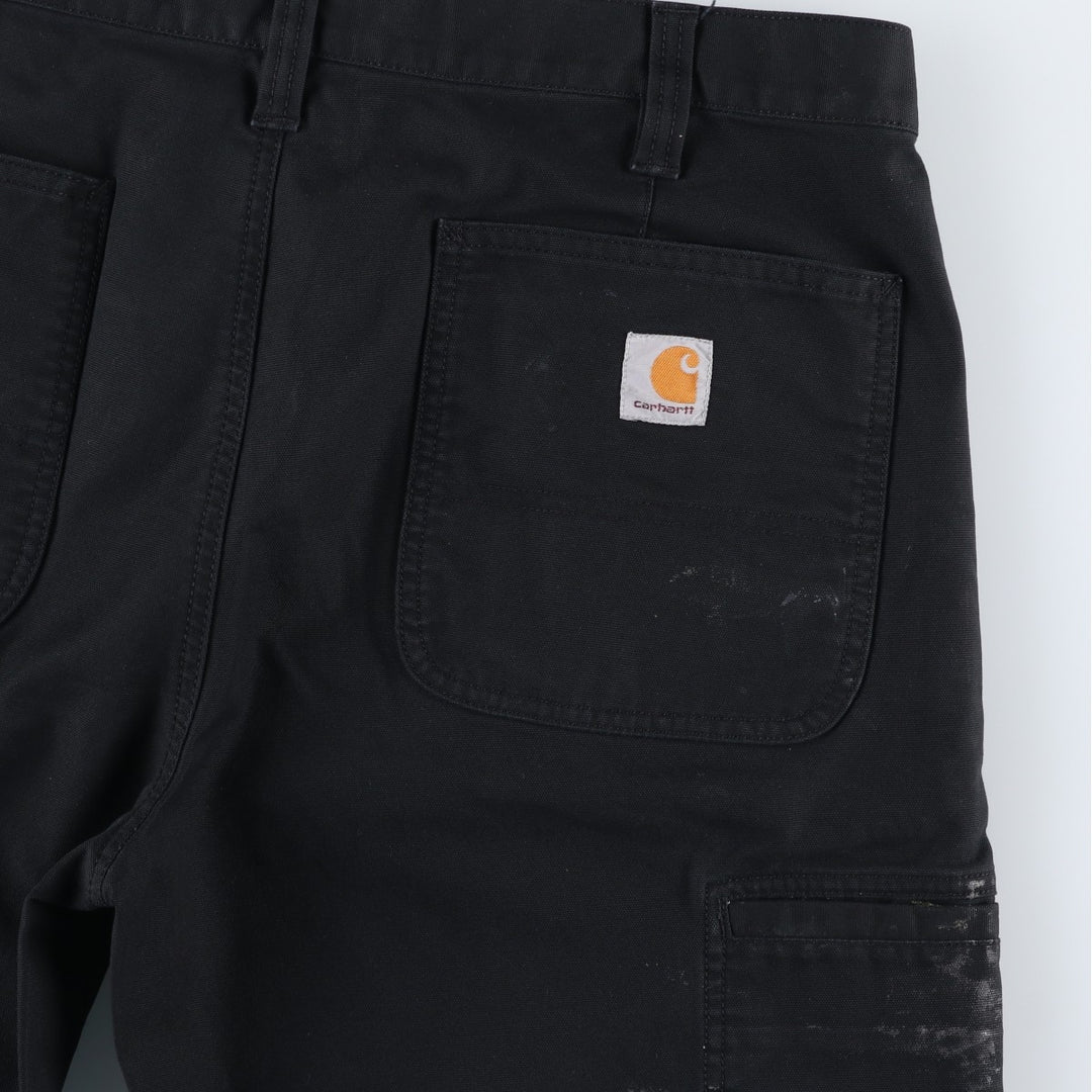 Carhartt Relaxed Fit Duck Work Shorts, Men's Size 36 cotton black type Vintage Second Hand