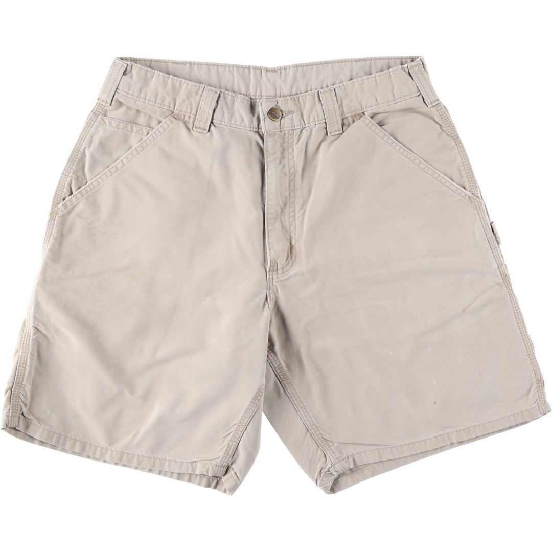 Carhartt Original Fit Duck Painter Shorts, Men's Size W32 cotton Beige type Vintage Second Hand