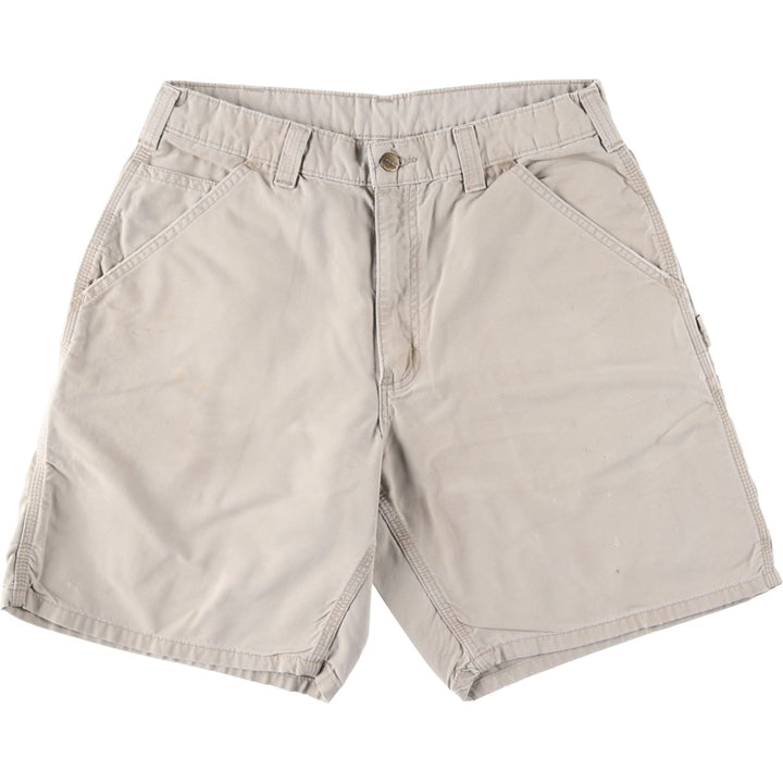 Carhartt Original Fit Duck Painter Shorts, Men's Size W32 cotton Beige type Vintage Second Hand