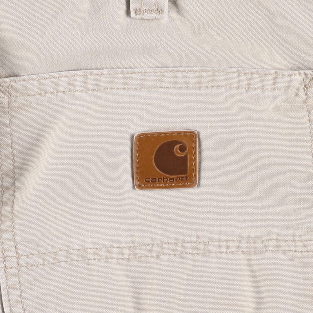 Carhartt Original Fit Duck Painter Shorts, Men's Size W32 cotton Beige type Vintage Second Hand