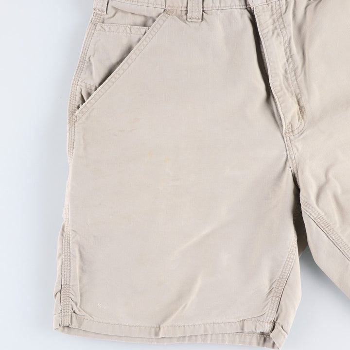 Carhartt Original Fit Duck Painter Shorts, Men's Size W32 cotton Beige type Vintage Second Hand