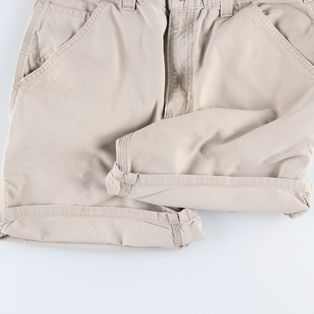 Carhartt Original Fit Duck Painter Shorts, Men's Size W32 cotton Beige type Vintage Second Hand