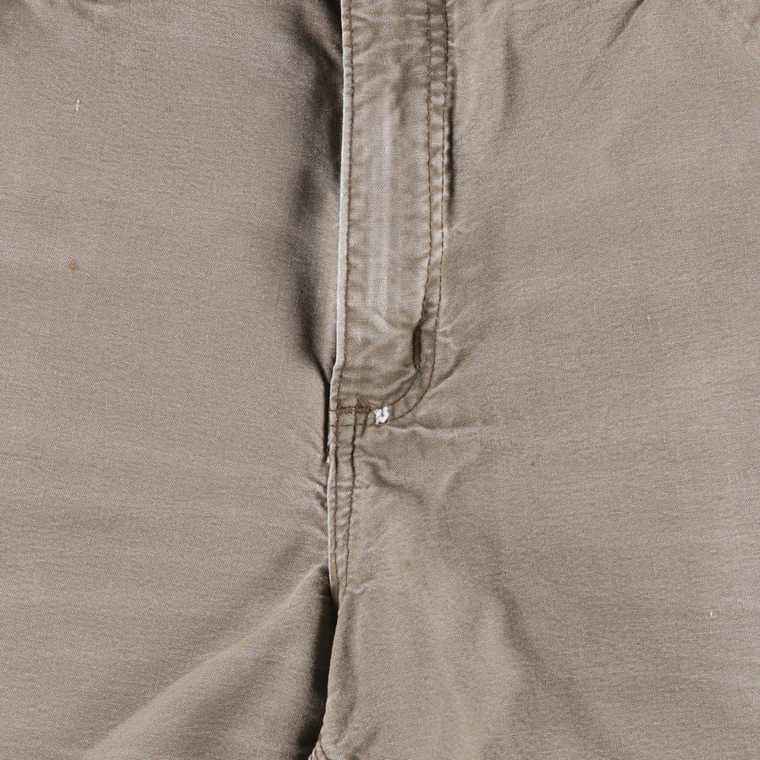 00'S Carhartt Duck Painter Shorts, Men's, W35 cotton brown type Vintage Second Hand