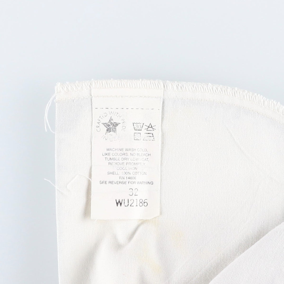 1990'S Carhartt Duck Canvas Shorts, Made in USA, Men's Size W32 (approx.), Vintage cotton ivory Vintage Second Hand