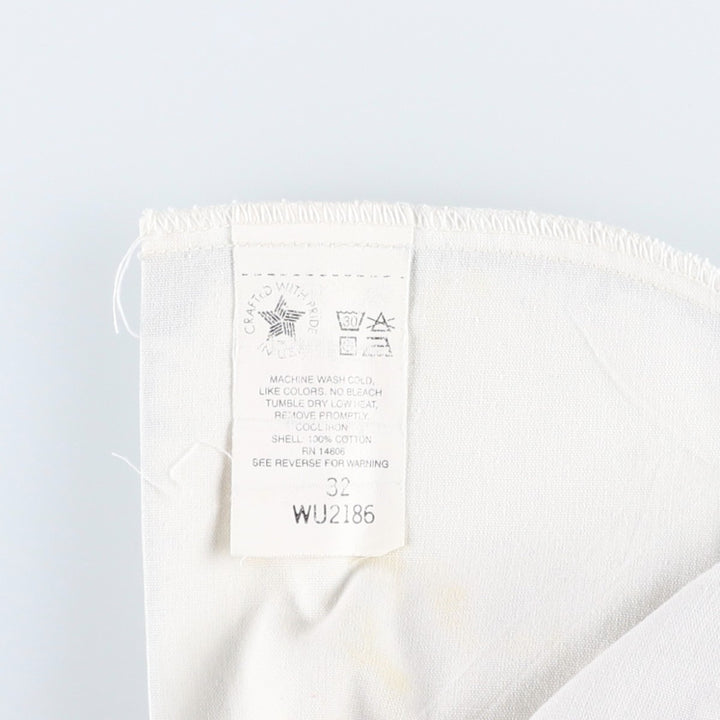 1990'S Carhartt Duck Canvas Shorts, Made in USA, Men's Size W32 (approx.), Vintage cotton ivory Vintage Second Hand