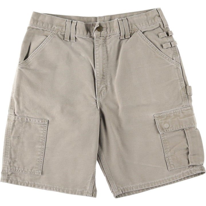 00'S Carhartt Duck Painter Shorts, Men's, W33 cotton Beige type Vintage Second Hand