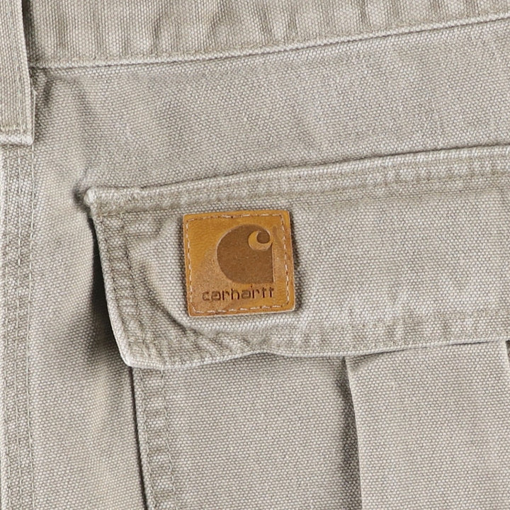 00'S Carhartt Duck Painter Shorts, Men's, W33 cotton Beige type Vintage Second Hand