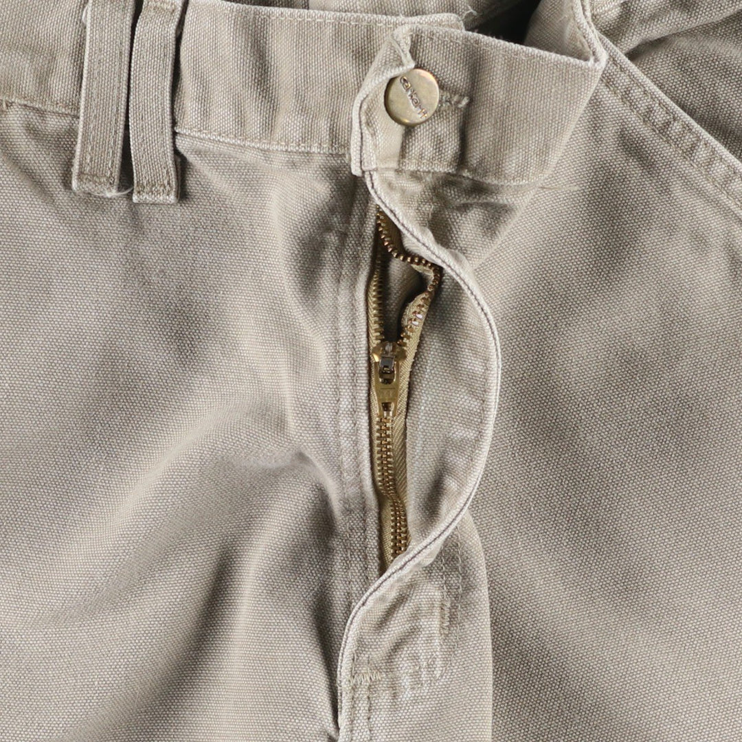 00'S Carhartt Duck Painter Shorts, Men's, W33 cotton Beige type Vintage Second Hand