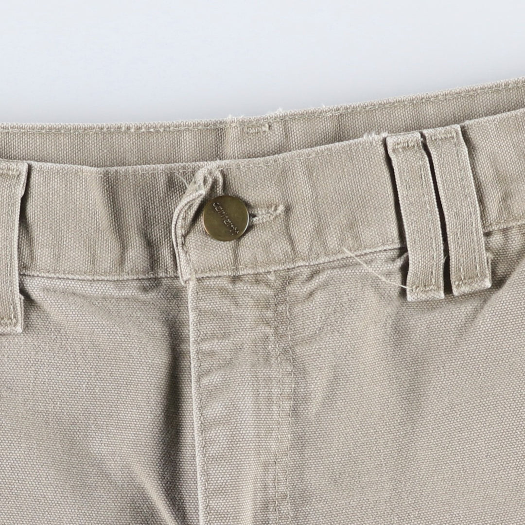 00'S Carhartt Duck Painter Shorts, Men's, W33 cotton Beige type Vintage Second Hand