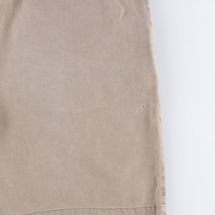Ralph Lauren CHAPS cotton x linen shorts, men's size W35 (approx.) linen beige type brown Vintage Second Hand