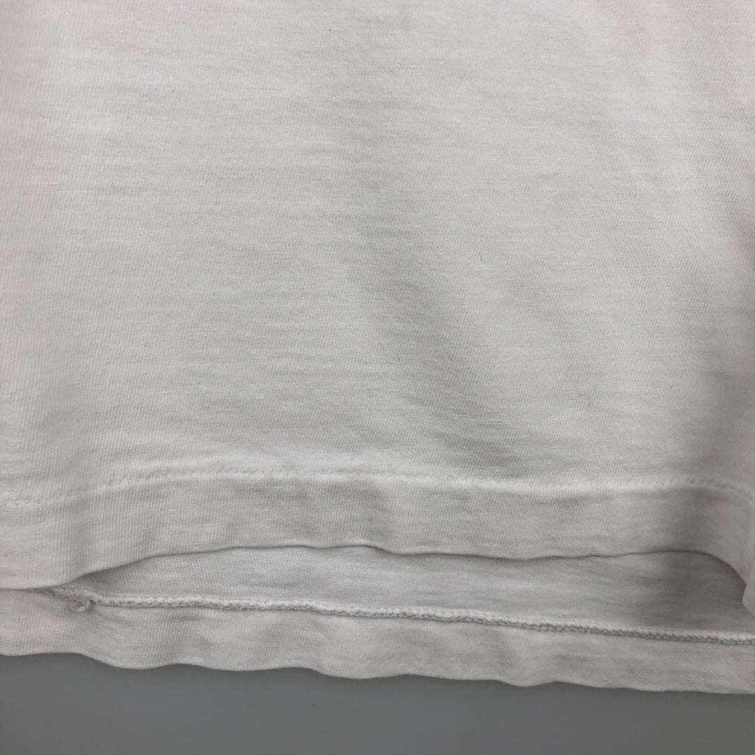 90'S Ralph Lauren POLO SPORT Short-Sleeve Logo T-Shirt, Made in USA, Men's Size M (approx.), Vintage cotton white type Vintage Second Hand