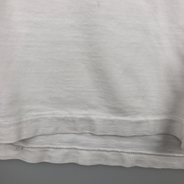 90'S Ralph Lauren POLO SPORT Short-Sleeve Logo T-Shirt, Made in USA, Men's Size M (approx.), Vintage cotton white type Vintage Second Hand