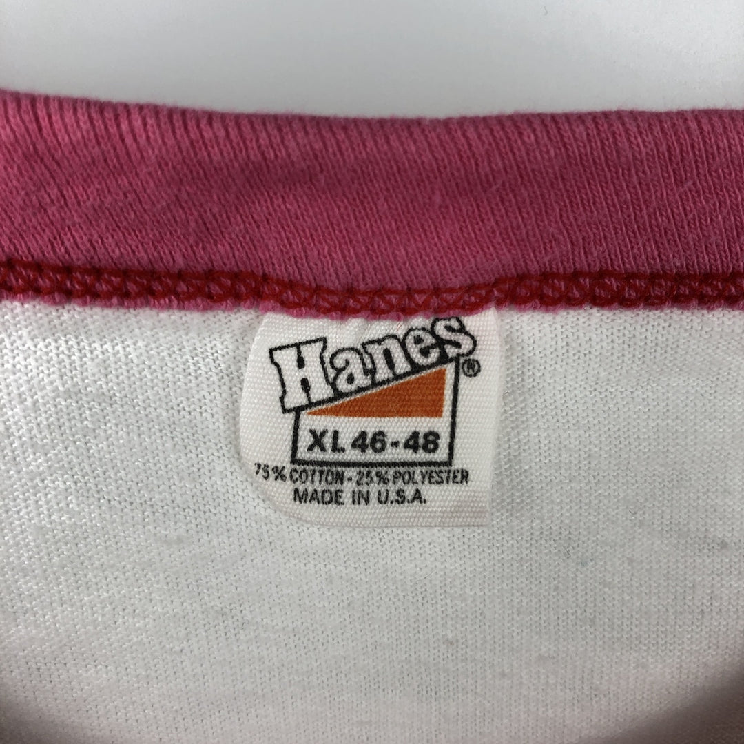 1970'S Hanes BERG CHEV-OLDS Ringer T-Shirt, Made in USA, Men's XL equivalent, Vintage cotton white type Vintage Second Hand