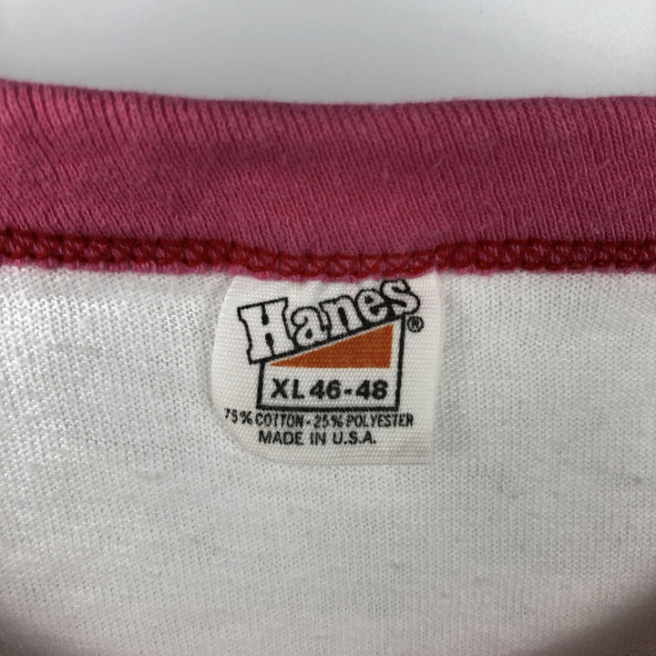 1970'S Hanes BERG CHEV-OLDS Ringer T-Shirt, Made in USA, Men's XL equivalent, Vintage cotton white type Vintage Second Hand
