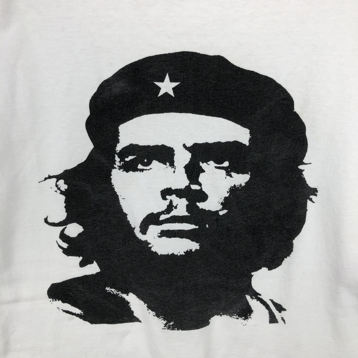 e-MEN'S CLUB Che Guevara Ringer T-Shirt (Men's XL equivalent) cotton white type Vintage Second Hand