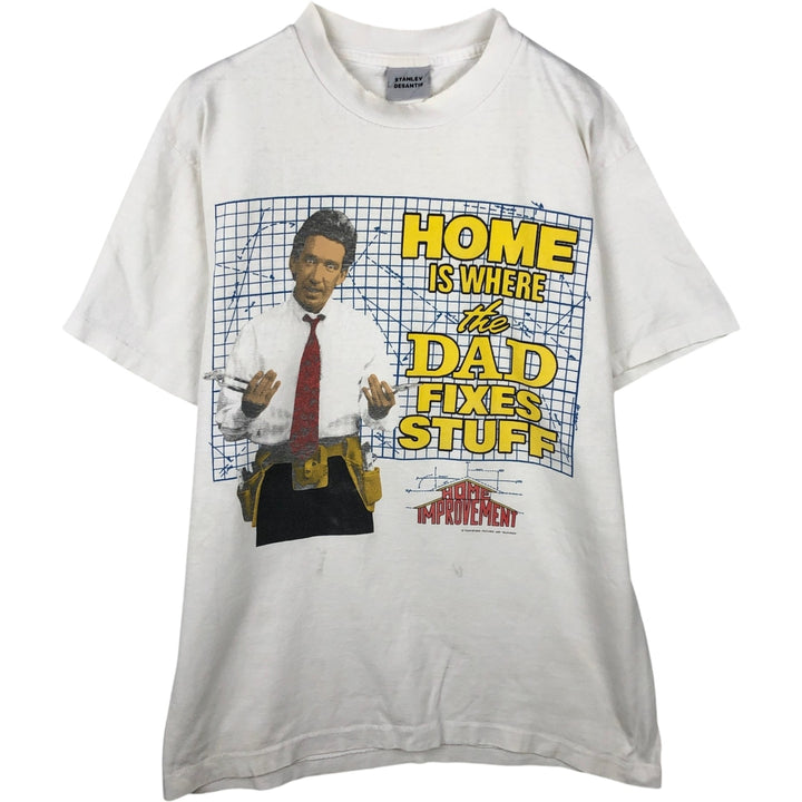 90'S STANLEY DESANTIS HOME IMPROVEMENT Movie T-shirt, Men's Size L (approx.), Vintage cotton white type Vintage Second Hand
