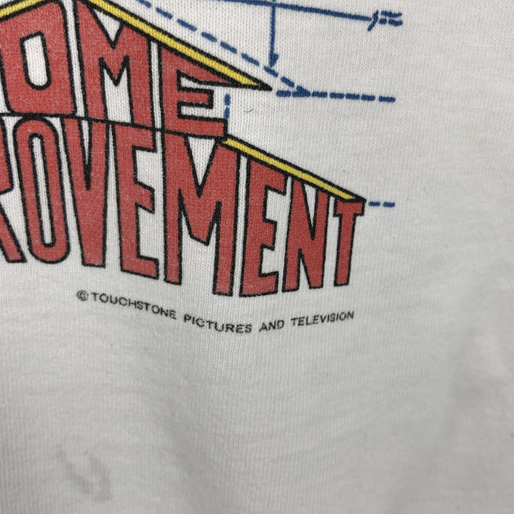 90'S STANLEY DESANTIS HOME IMPROVEMENT Movie T-shirt, Men's Size L (approx.), Vintage cotton white type Vintage Second Hand