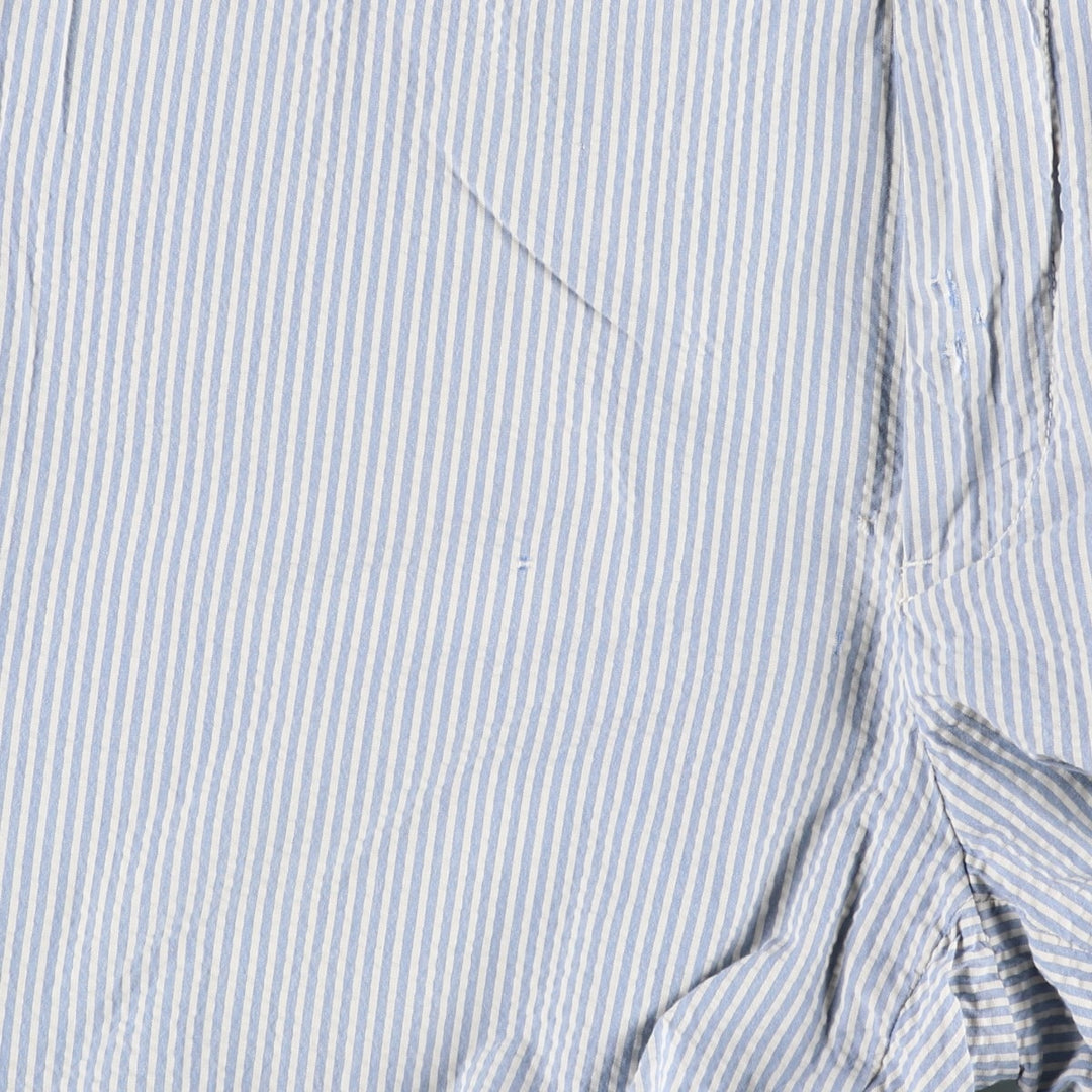Ralph Lauren POLO by Ralph Lauren Stripe Pattern Seersucker Cotton Slacks Pants Men's W36 (approx.) cotton white type Vintage Second Hand