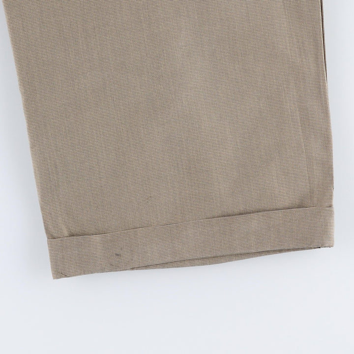Ralph Lauren POLO by Ralph Lauren Two-pleat cotton slacks pants for men, size W32 cotton Beige type Vintage Second Hand