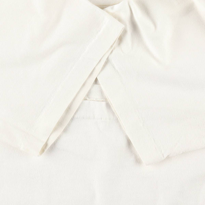 MURINA College T-shirt, Made in USA, Men's Size L cotton white type Vintage Second Hand