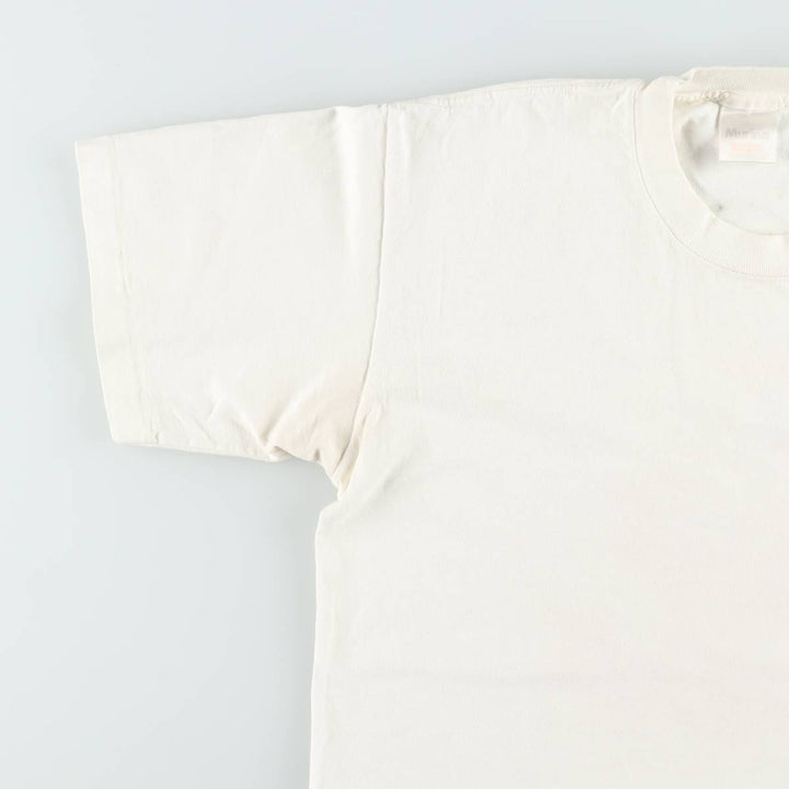 MURINA College T-shirt, Made in USA, Men's Size L cotton white type Vintage Second Hand