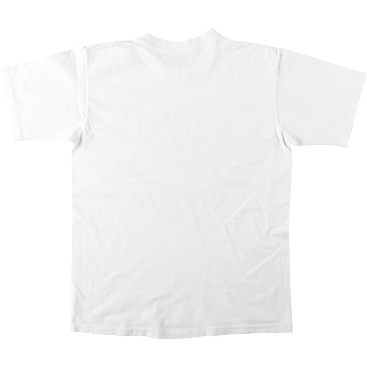 90'S All Sport Print T-shirt, Made in USA, Men's L size, Vintage cotton white type Vintage Second Hand