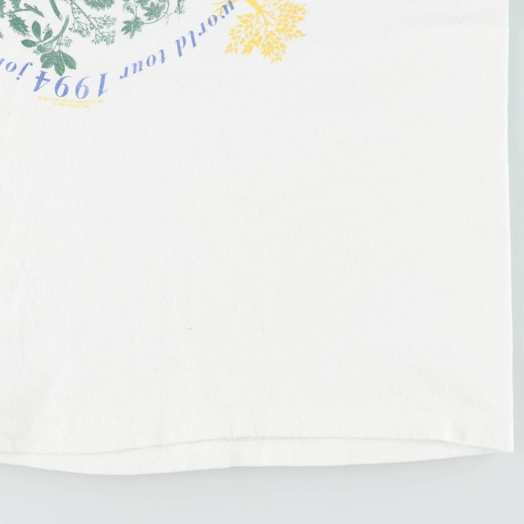 90'S All Sport Print T-shirt, Made in USA, Men's L size, Vintage cotton white type Vintage Second Hand
