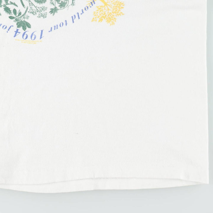 90'S All Sport Print T-shirt, Made in USA, Men's L size, Vintage cotton white type Vintage Second Hand