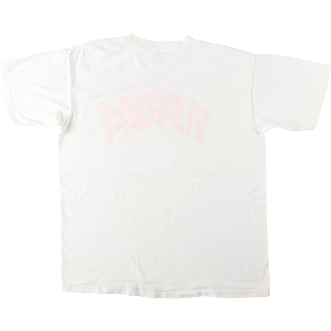 90'S All Sport Print T-shirt Made in USA Men's XL Vintage cotton white type Vintage Second Hand