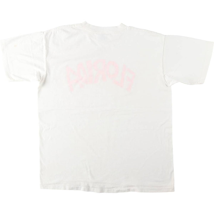 90'S All Sport Print T-shirt Made in USA Men's XL Vintage cotton white type Vintage Second Hand