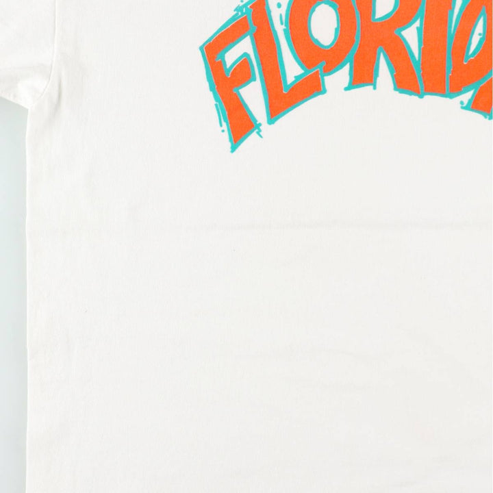 90'S All Sport Print T-shirt Made in USA Men's XL Vintage cotton white type Vintage Second Hand