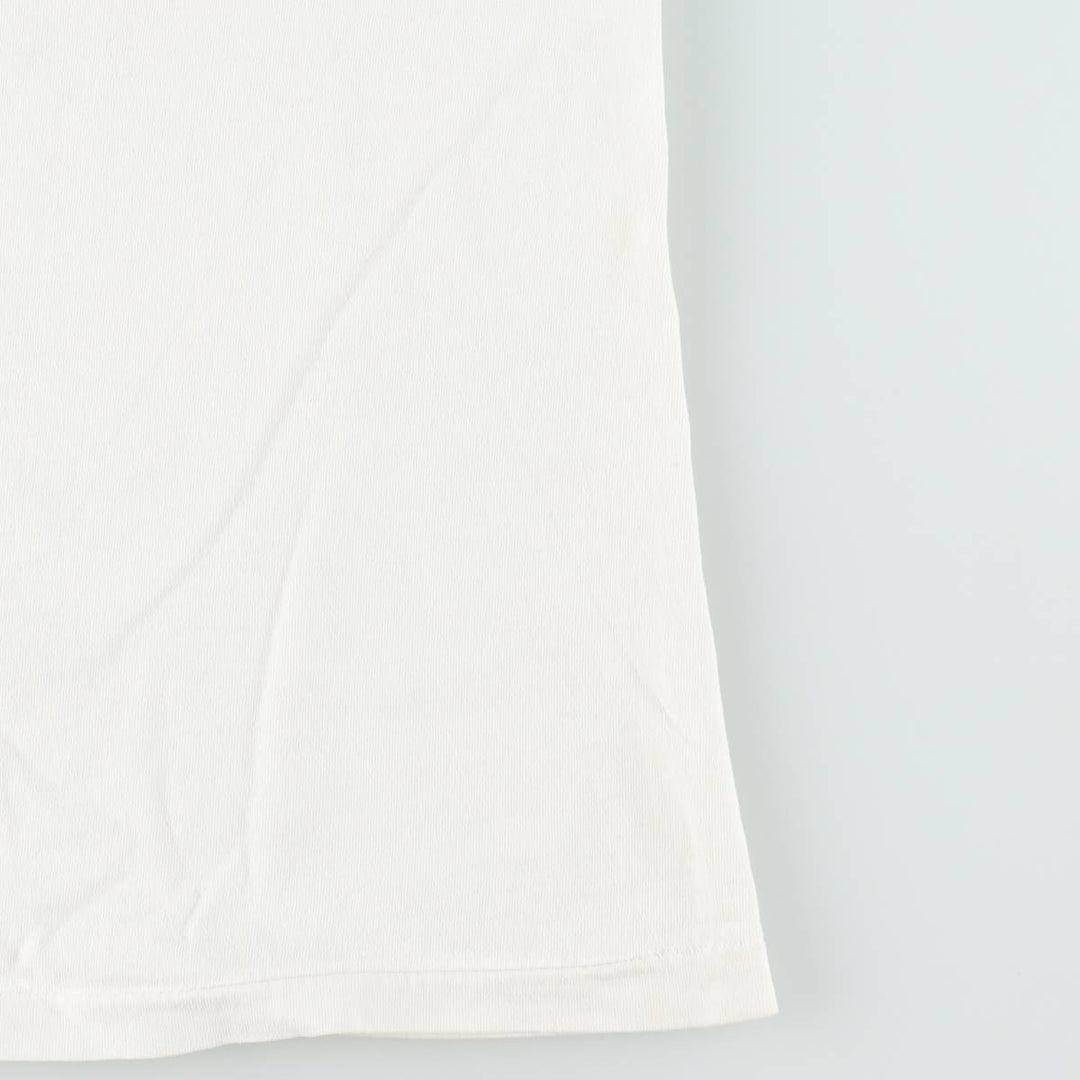 Vintage 90'S Hanes printed T-shirt, made in the USA, men's XL size cotton white type Vintage Second Hand