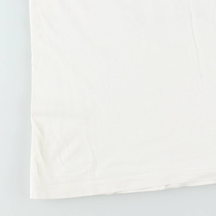 Vintage 90'S Hanes printed T-shirt, made in the USA, men's XL size cotton white type Vintage Second Hand