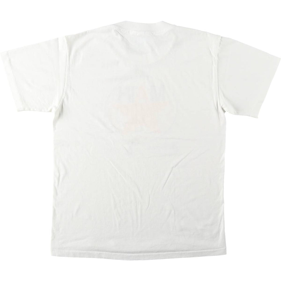 90'S Hanes HEAVYWEIGHT 50 cotton white type Vintage Second Hand