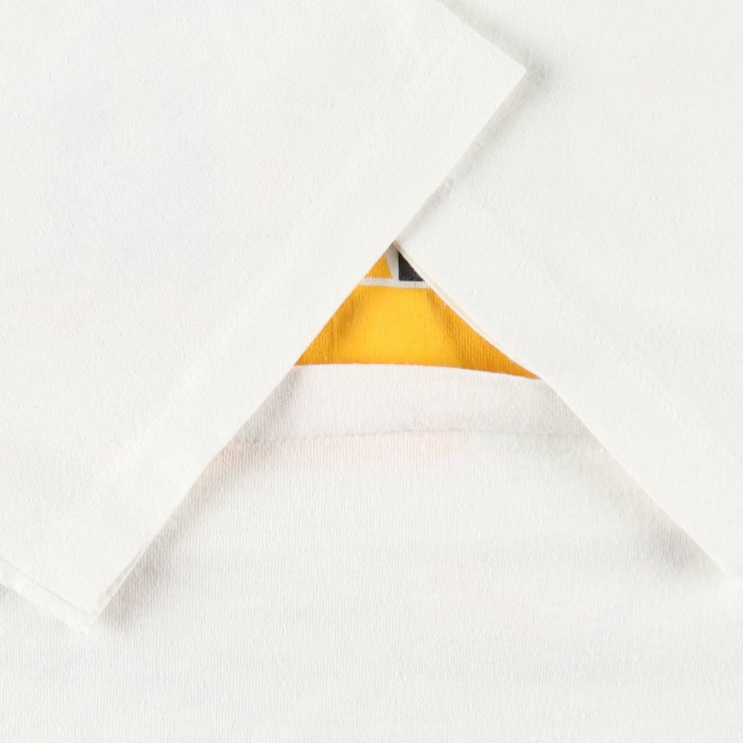 90'S Hanes HEAVYWEIGHT 50 cotton white type Vintage Second Hand