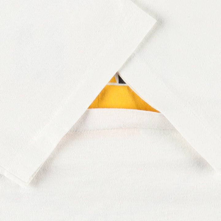 90'S Hanes HEAVYWEIGHT 50 cotton white type Vintage Second Hand