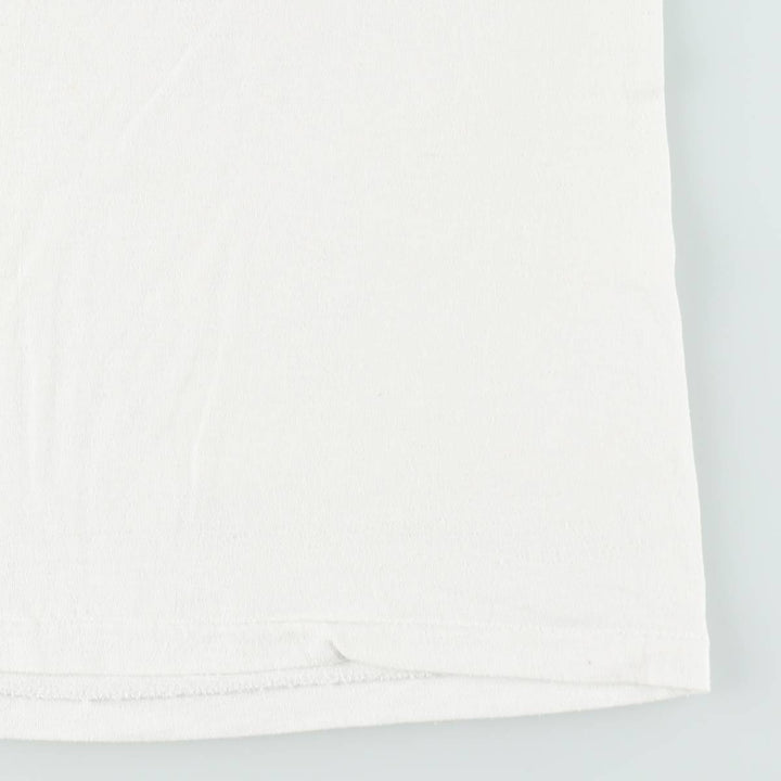90'S Hanes HEAVYWEIGHT 50 cotton white type Vintage Second Hand