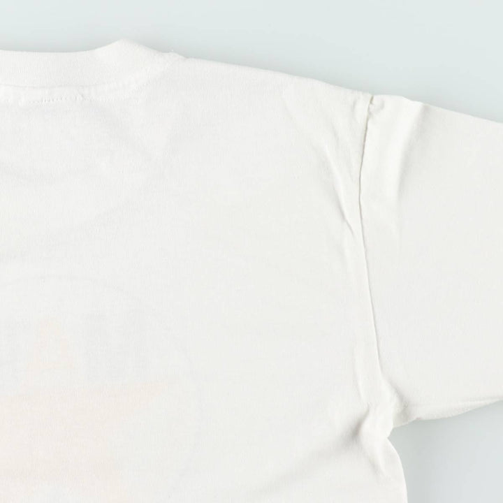 90'S Hanes HEAVYWEIGHT 50 cotton white type Vintage Second Hand