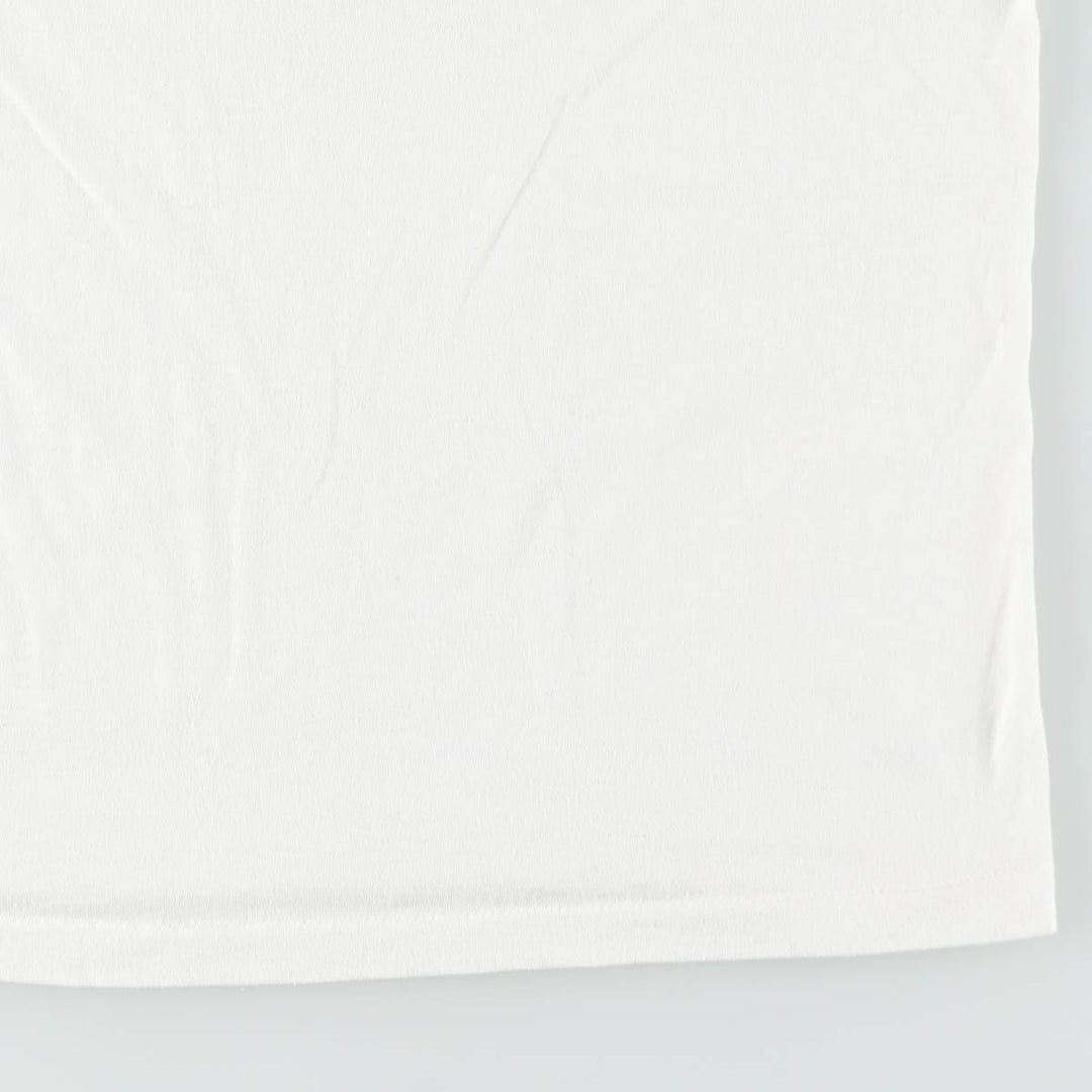 90'S Hanes HEAVYWEIGHT 50 cotton white type Vintage Second Hand