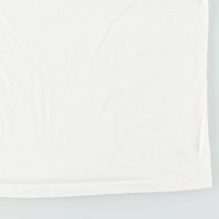 90'S Hanes HEAVYWEIGHT 50 cotton white type Vintage Second Hand