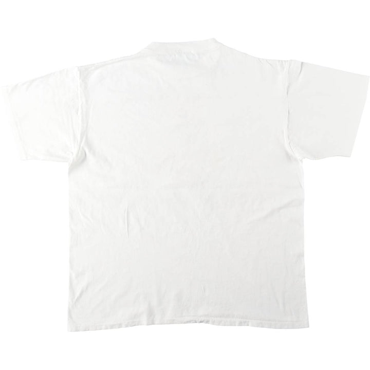 ~90'S Jamsey Print T-Shirt, Made in USA, Men's XL equivalent, Vintage cotton white type Vintage Second Hand