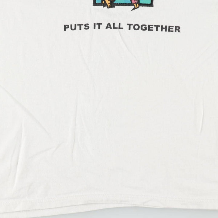 90'S Hanes HEAVYWEIGHT 50 cotton white type Vintage Second Hand